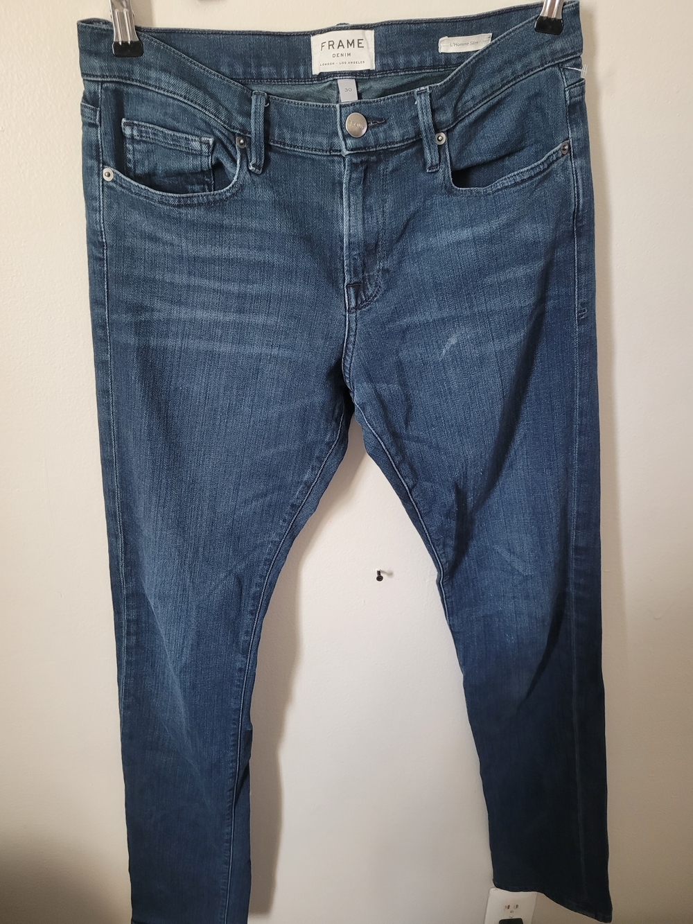 Frame Denim Men's Classic Indigo Jeans - Blue